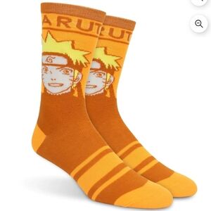 Ripple Junction Naruto Vibrant Orange Anime Socks
